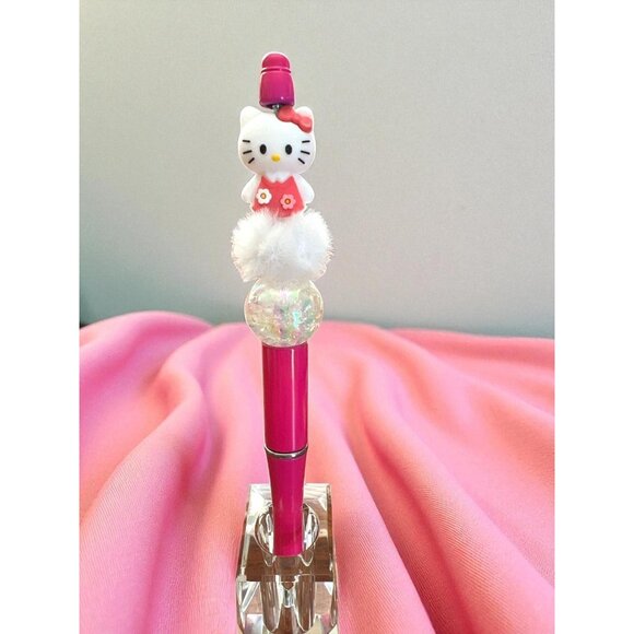 Beaded Pen-Kitty - Picture 1 of 1